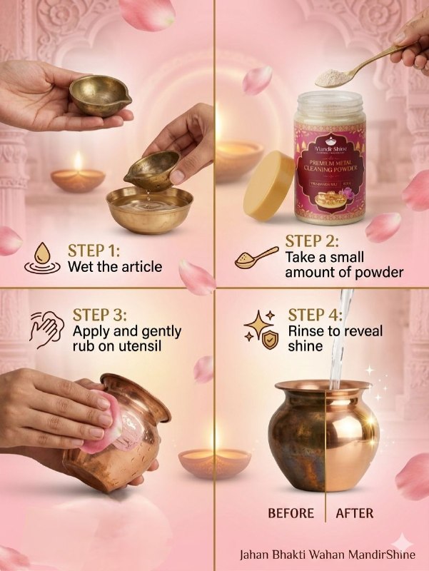 Rose Premium metal cleaning powder